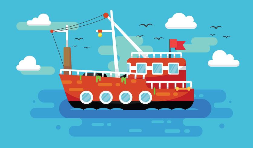 Gratis Trawler Vector