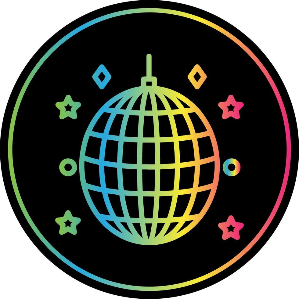 disco bal vector icoon ontwerp