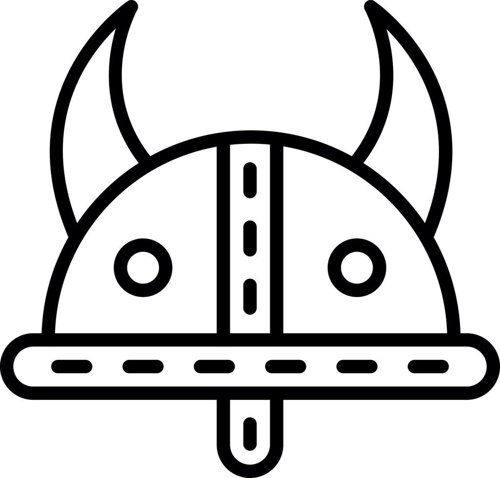 viking helm vector icoon ontwerp