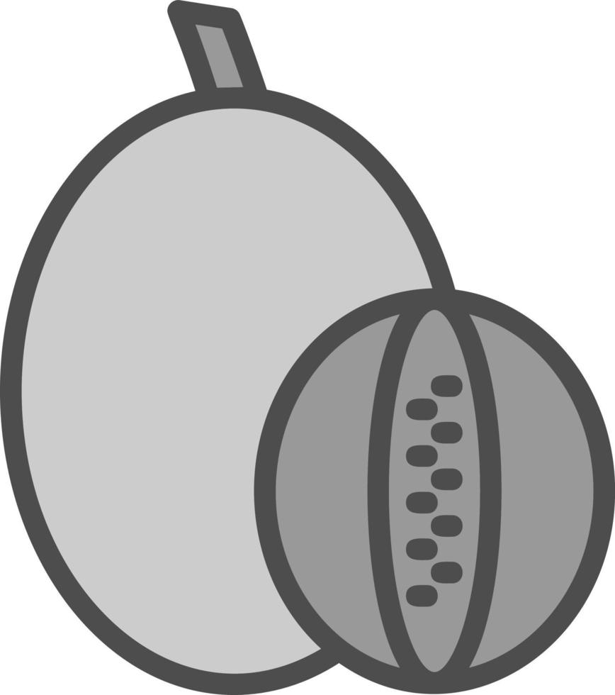 rockmeloen vector icoon ontwerp