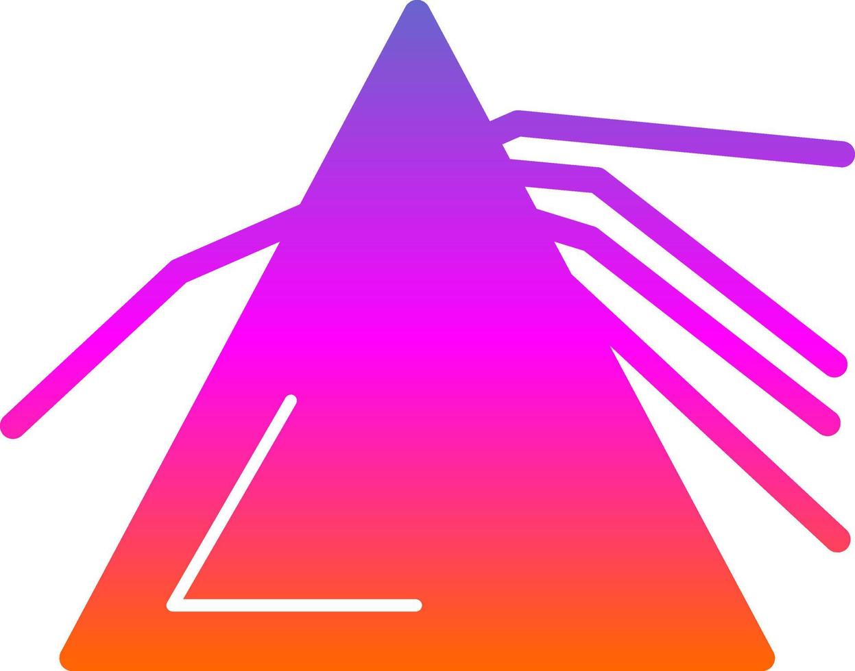 prisma vector icoon ontwerp