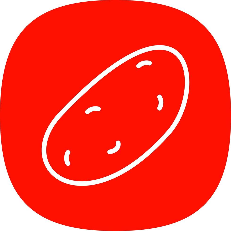 aardappel vector icoon ontwerp