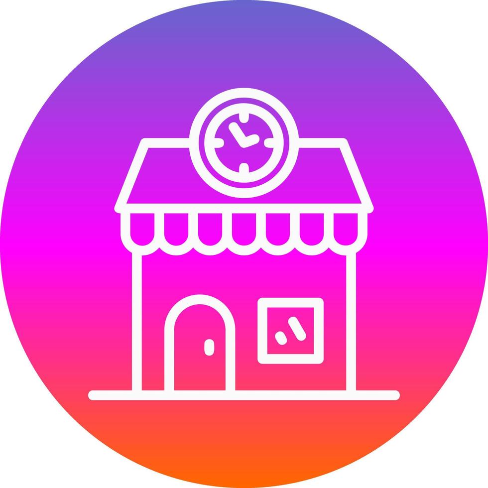 klok winkel vector icoon ontwerp