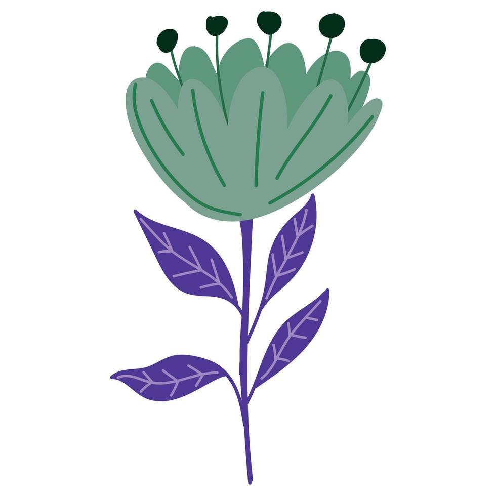 bloem pictogram geïsoleerd vector