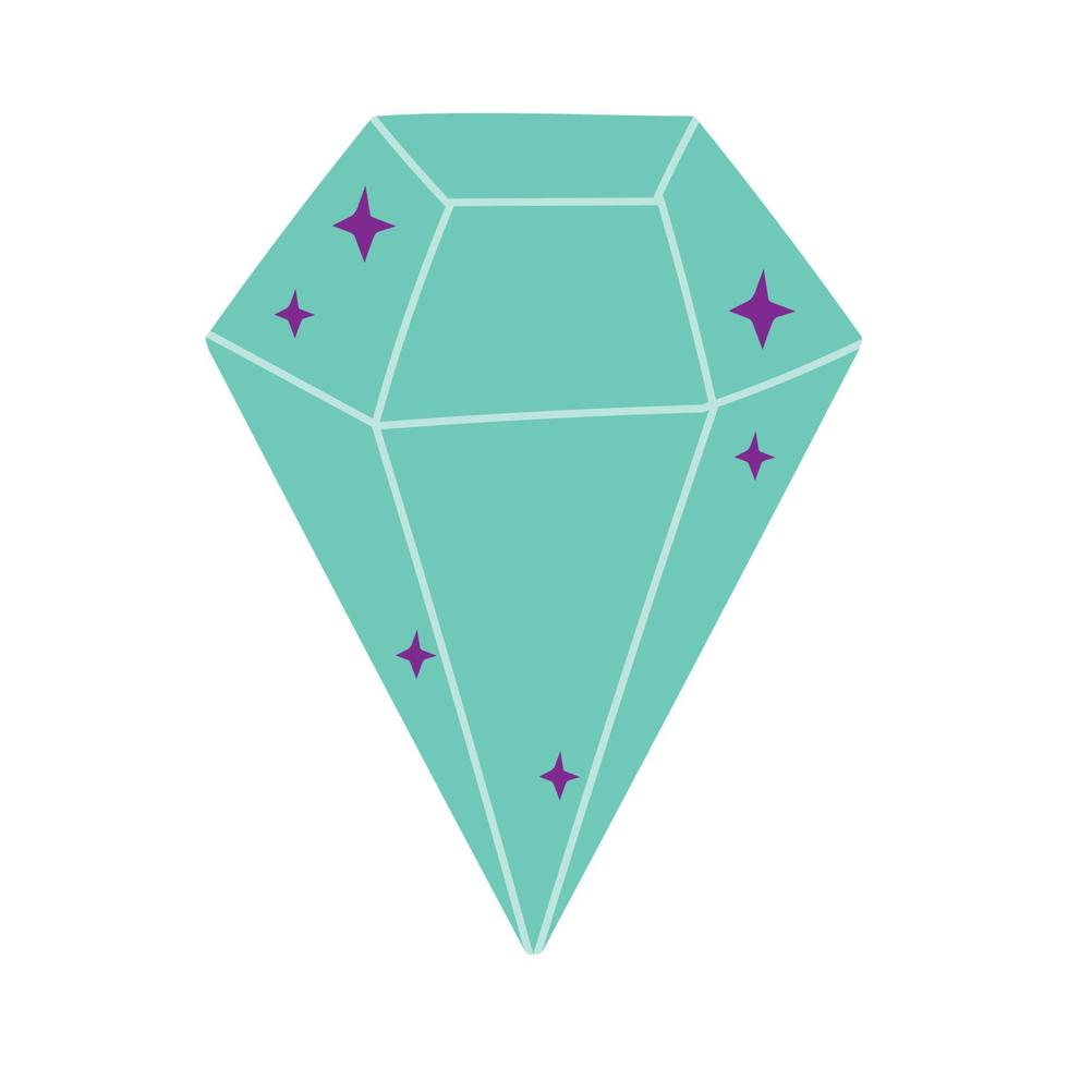 diamant kristal icoon vector
