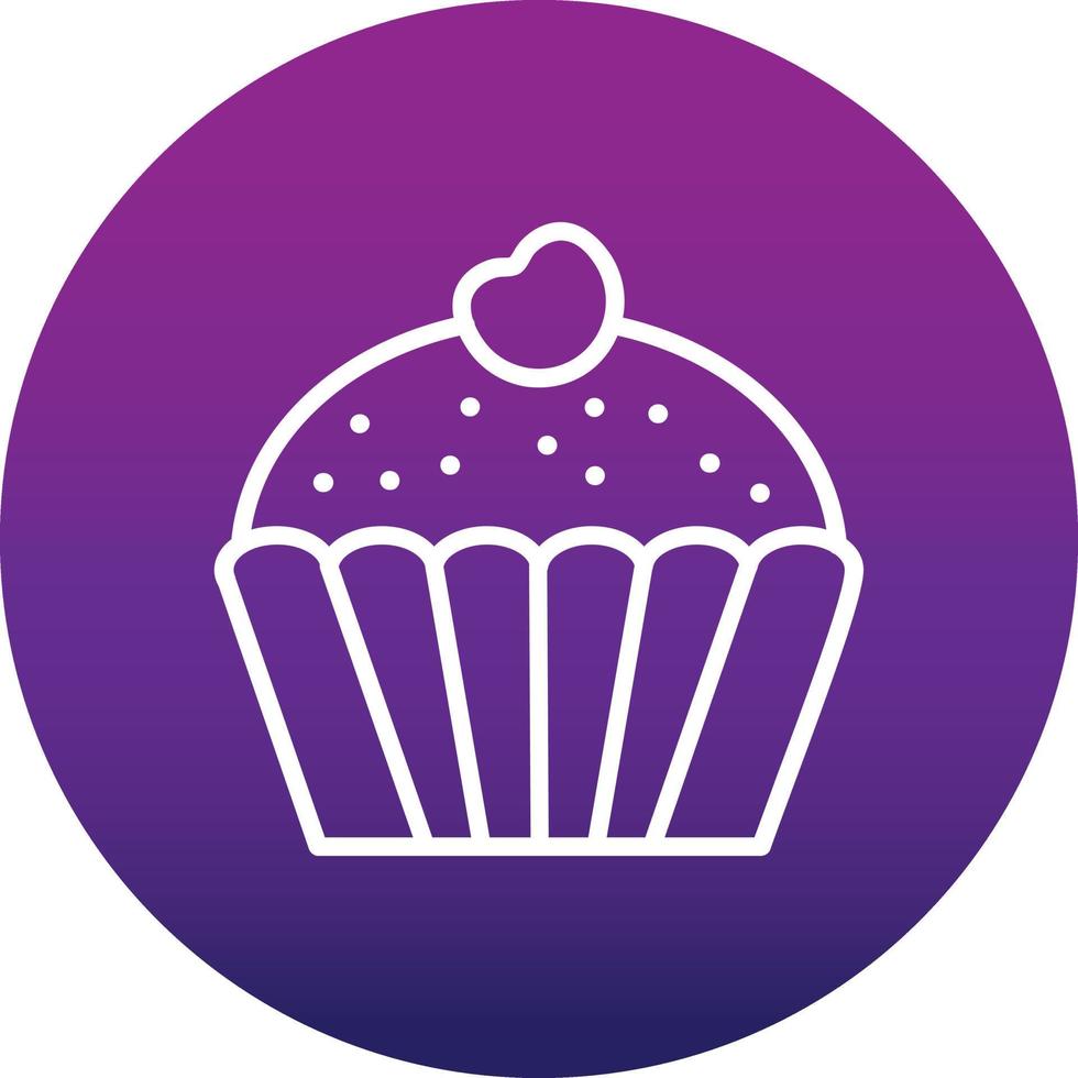 muffin vector icoon