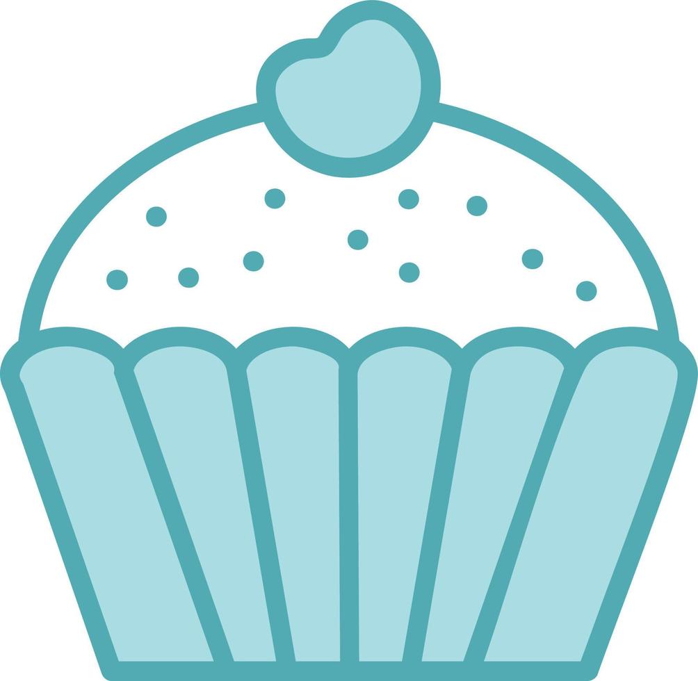 muffin vector icoon