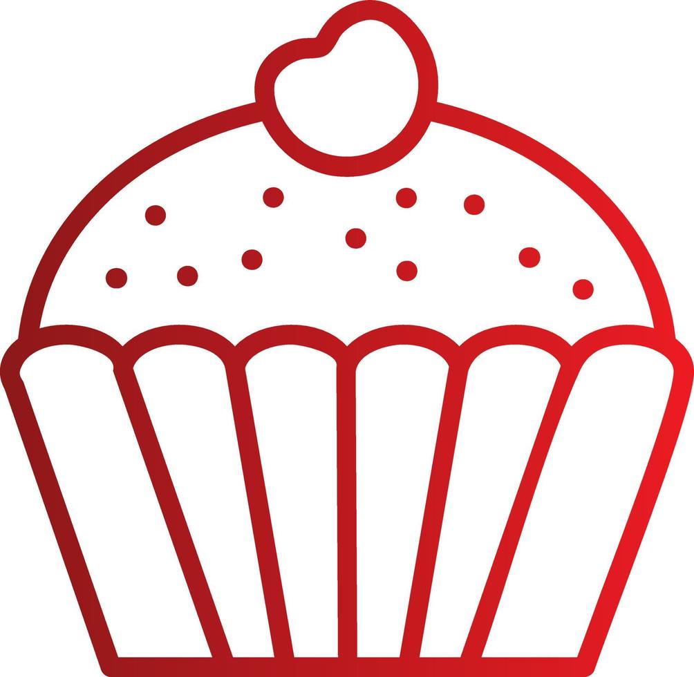 muffin vector icoon