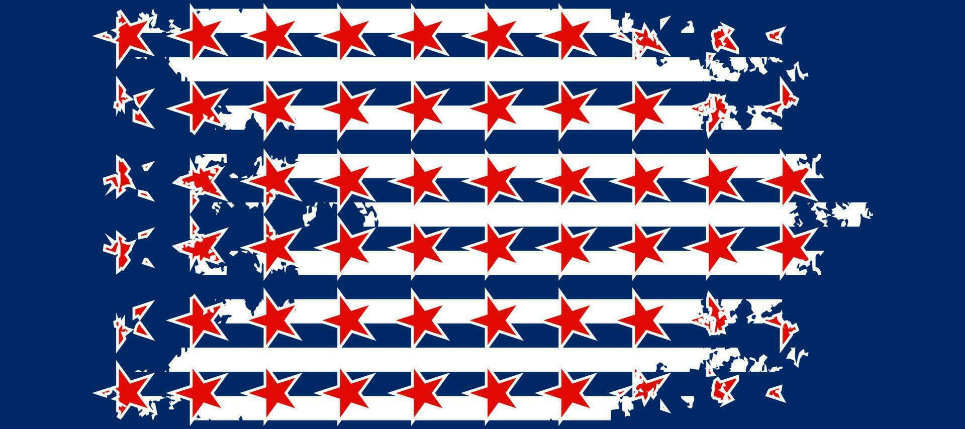 Verenigde Staten van Amerika vlag grunge blauw achtergrond ontwerp behang vector