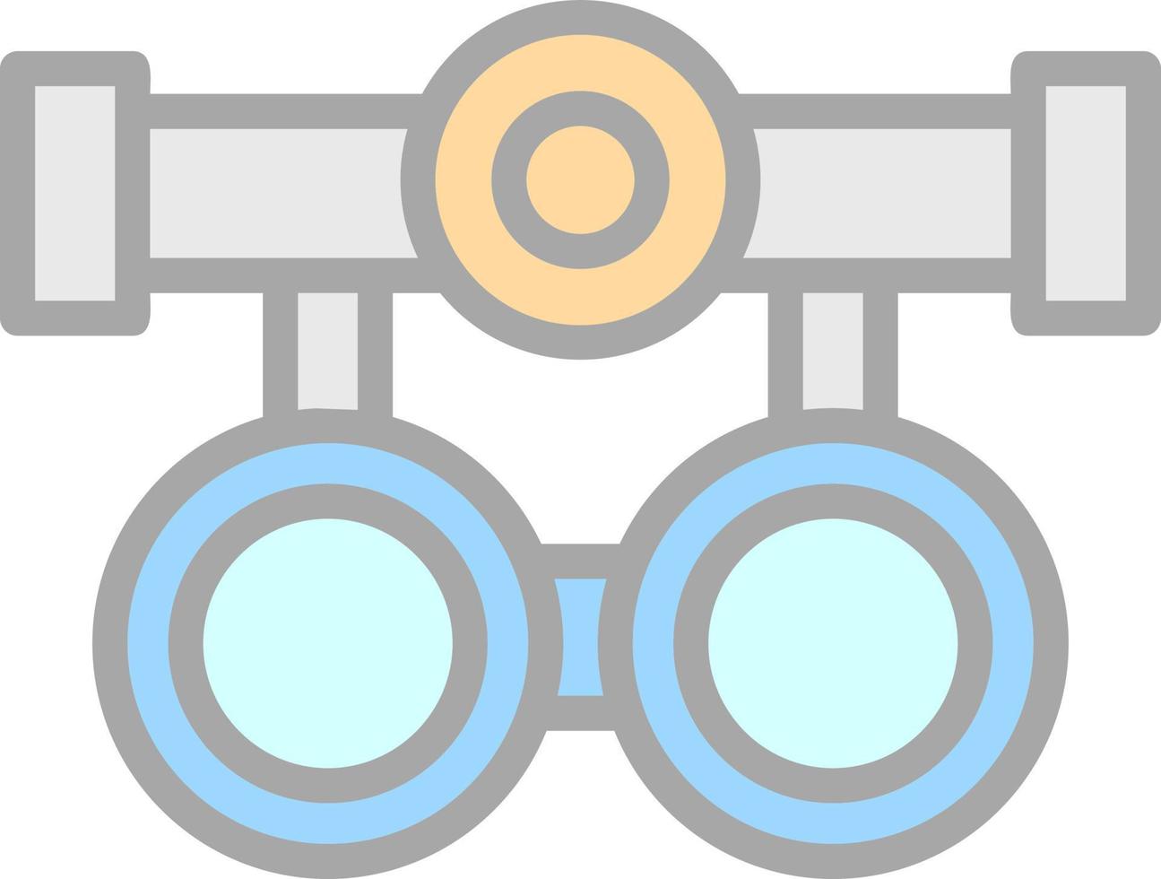 testen bril vector icoon ontwerp