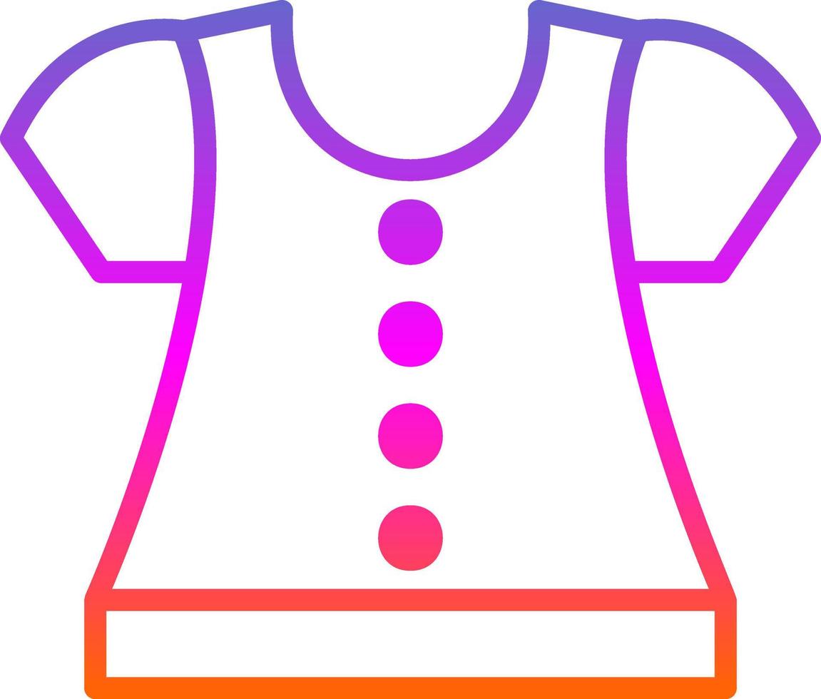 blouse vector icoon ontwerp