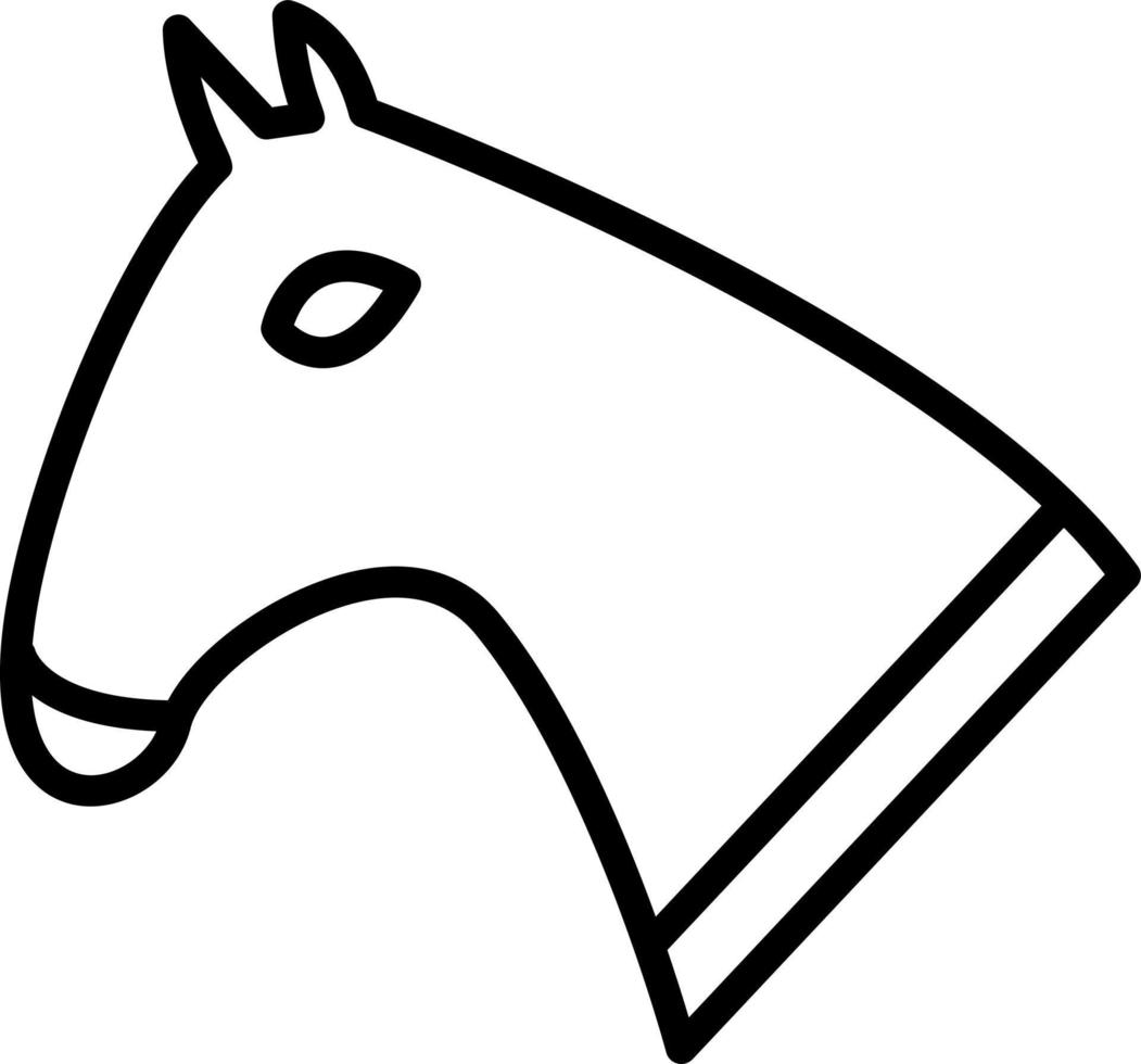 paard vector icoon ontwerp