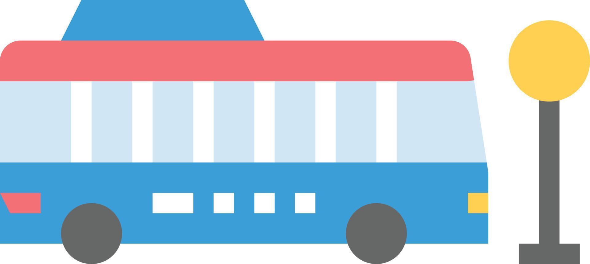 vervoer bus icoon vector illustratie .