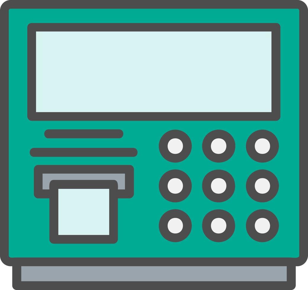 geldautomaat vector pictogram