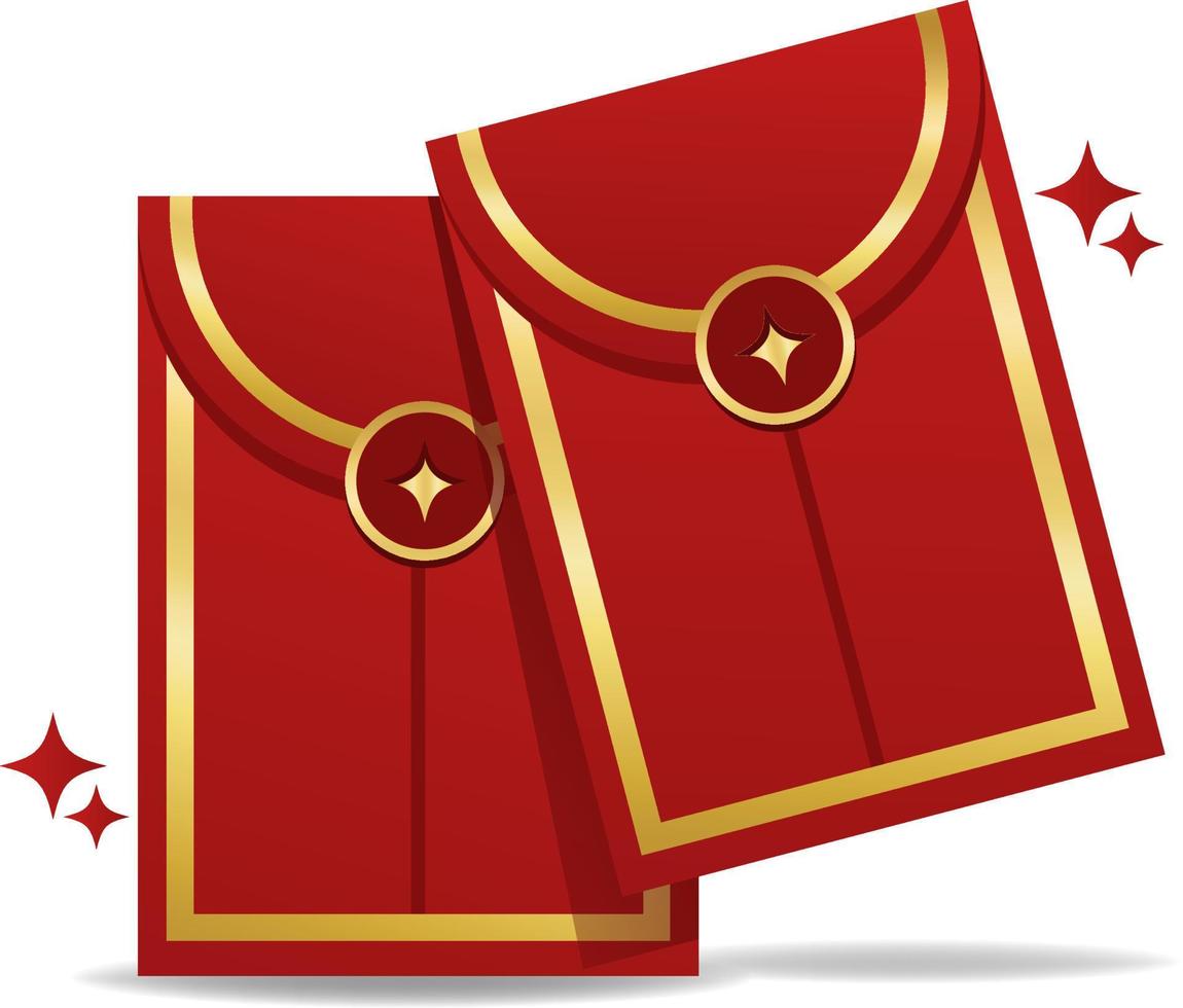 Chinese beloning. rood papier pak. envelop vector. rood pak. dierenriem. vector