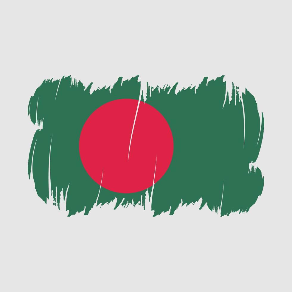 Bangladesh vlag borstel vector