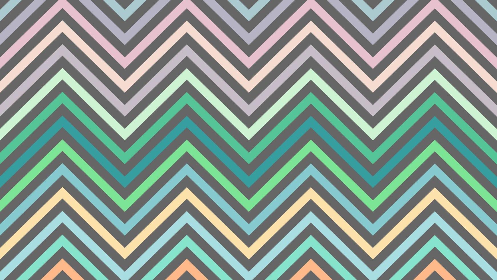 multi en pastel kleur gekarteld vorm Aan grijs achtergrond. vector