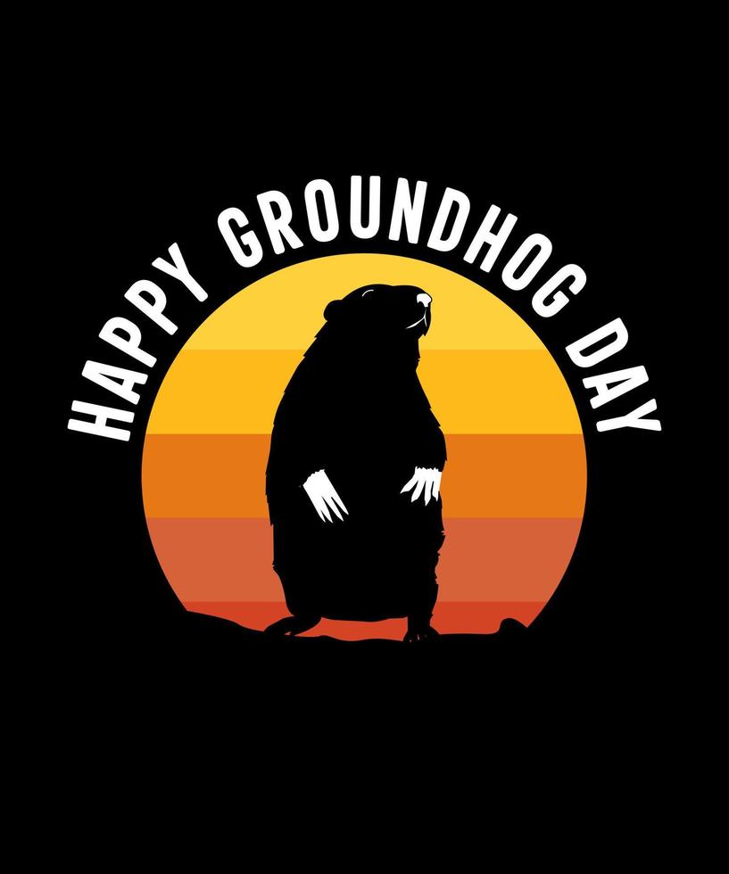 groundhog dag illustratie vector