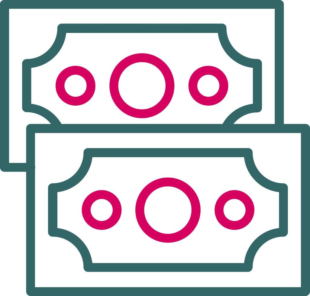 geld vector pictogram