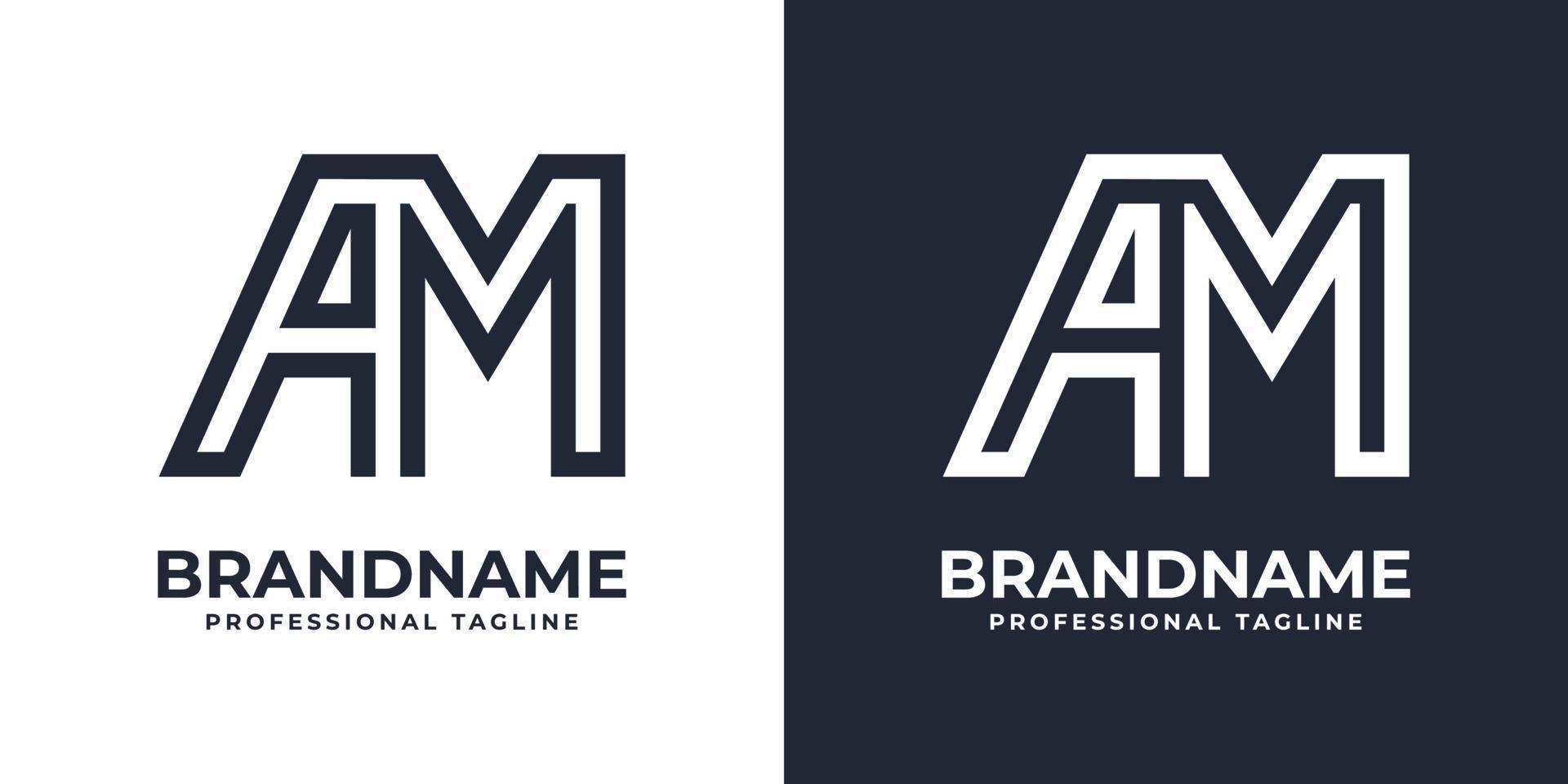 gemakkelijk ben monogram logo, geschikt voor ieder bedrijf met ben of ma voorletter. vector