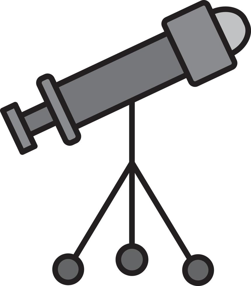 telescoop vector pictogram