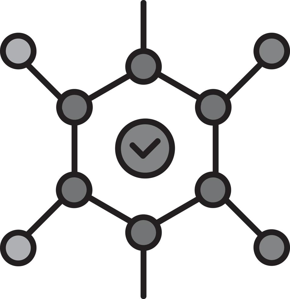 molecuul vector pictogram