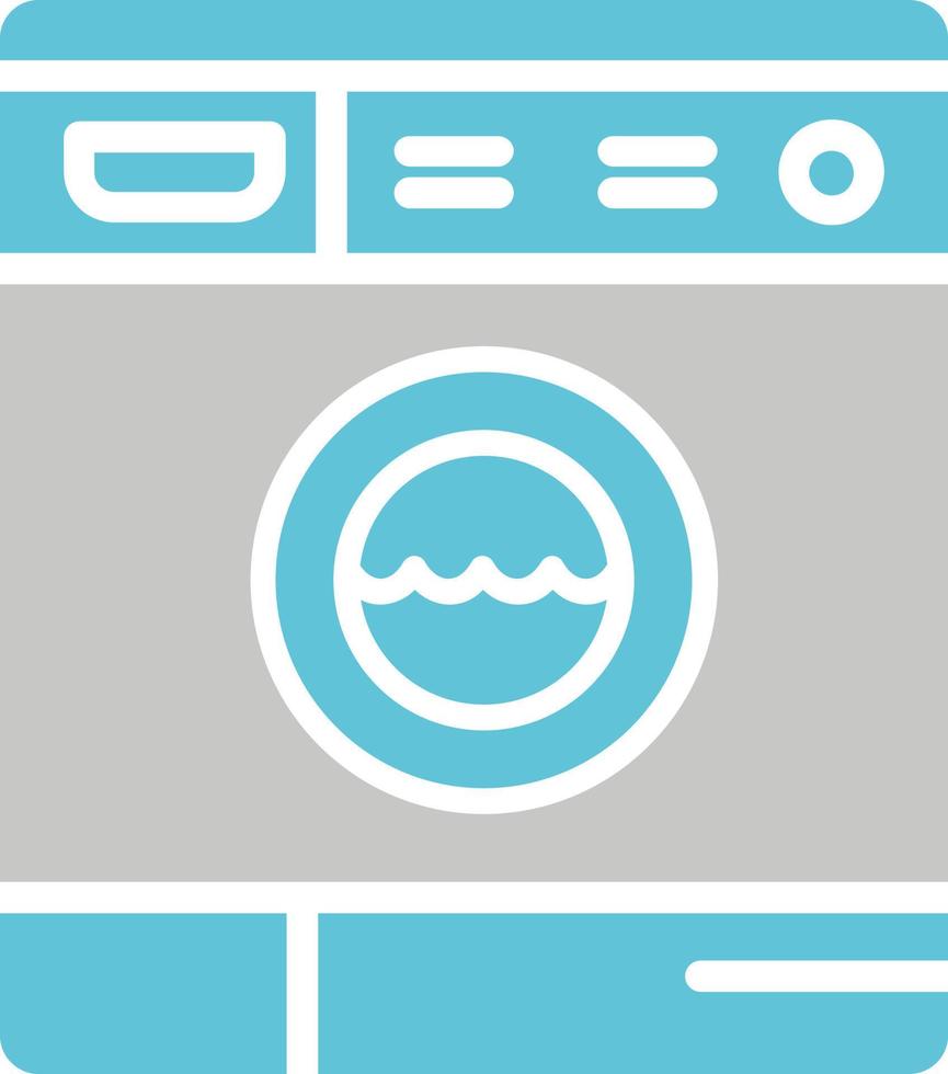 wasmachine vector pictogram