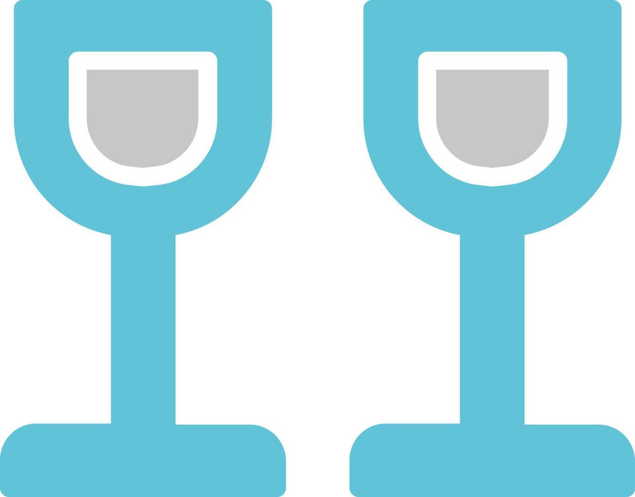 wijn glas vector icoon