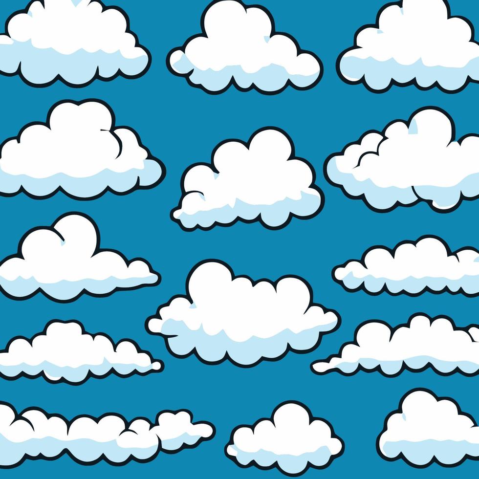 vector wolken verzameling wolk reeks icoon