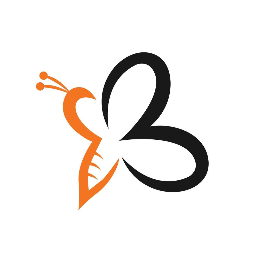 schoonheid vlinder logo ontwerp. moderne idee logo's ontwerpen vector illustratie sjabloon