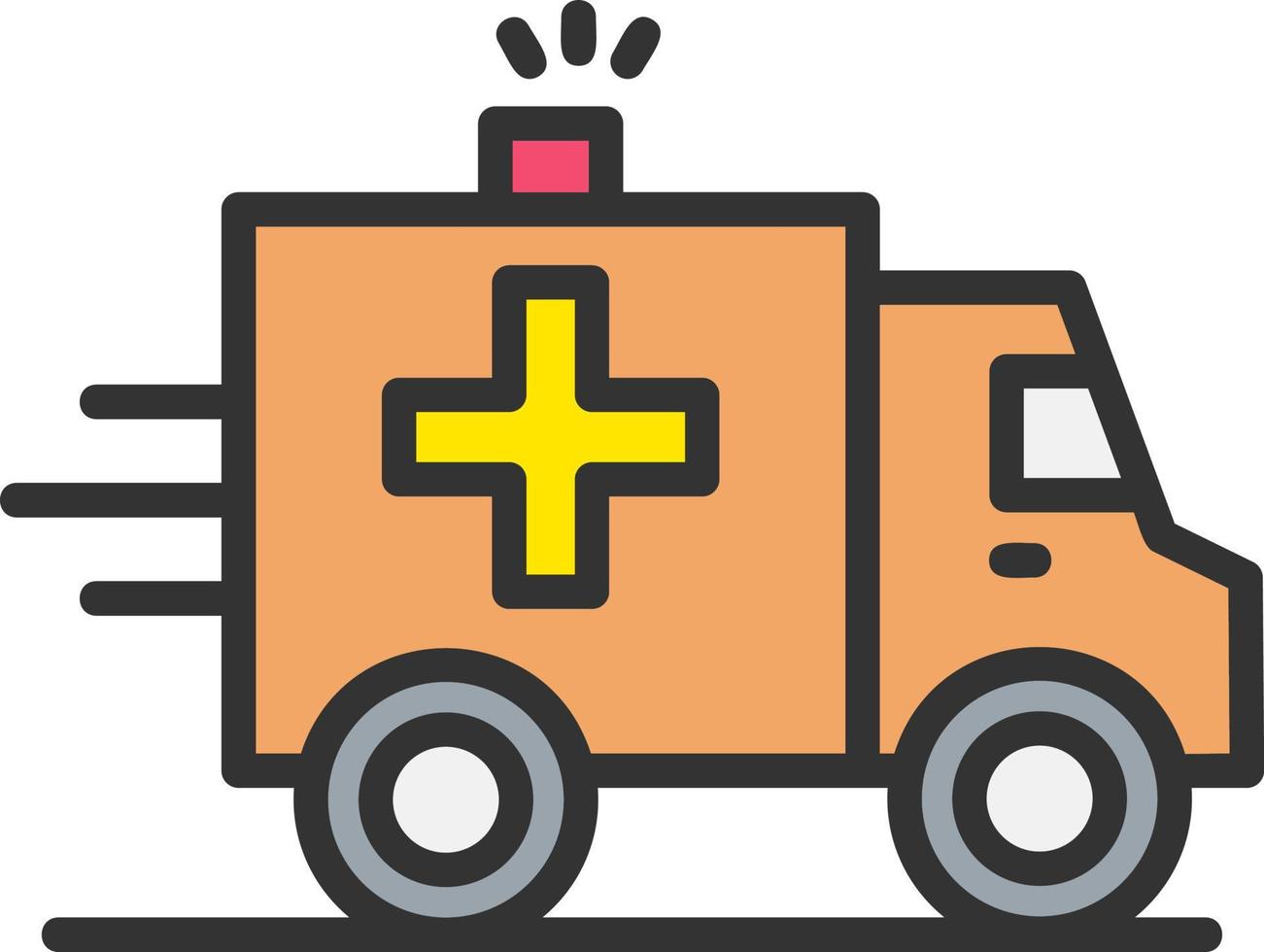 ambulance vector pictogram