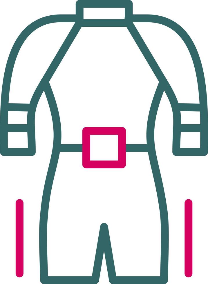 wetsuit vector pictogram