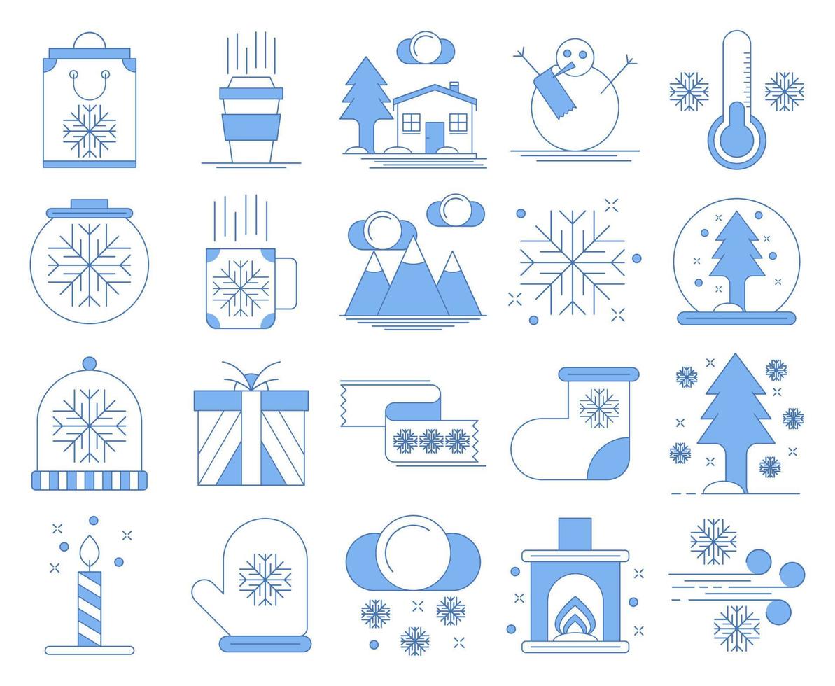 winter icoon, geschikt voor een breed reeks van digitaal creatief projecten. vector