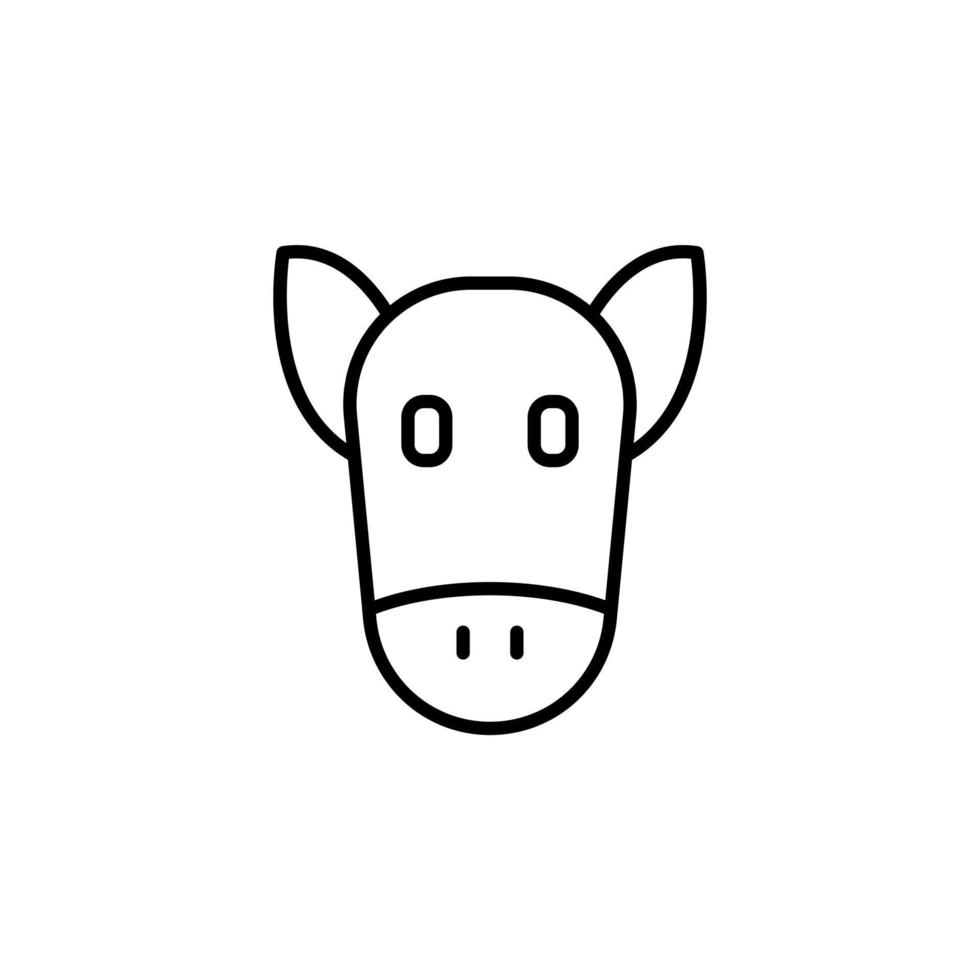 paard dierenriem vector voor website symbool icoon presentatie
