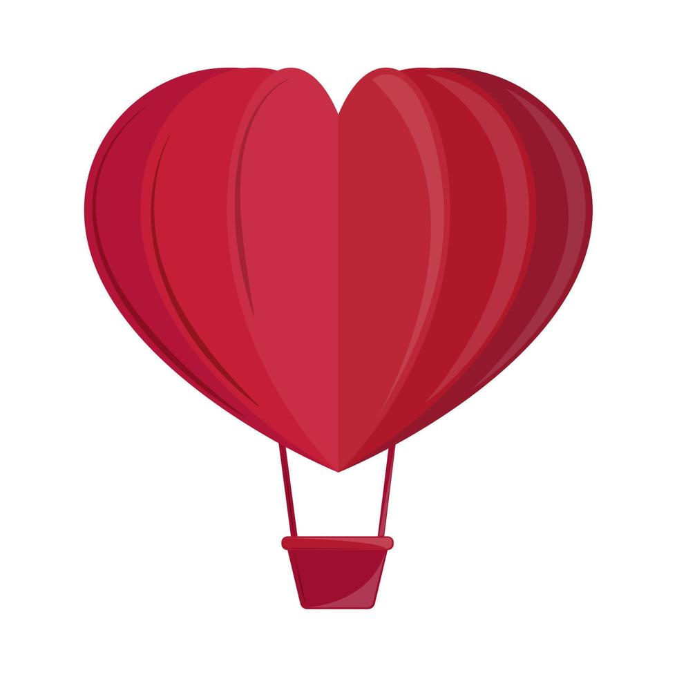 lucht ballon valentijnsdag dag vector