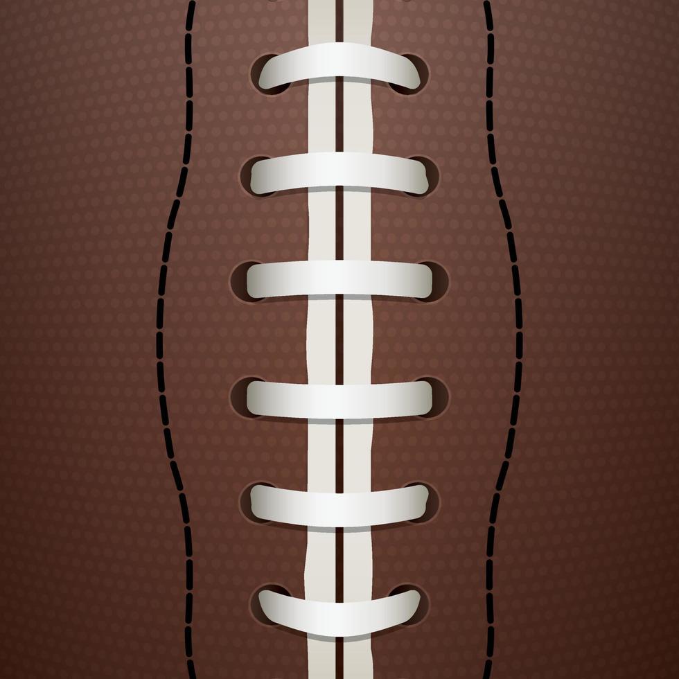 Amerikaans Amerikaans voetbal detailopname achtergrond illustratie vector