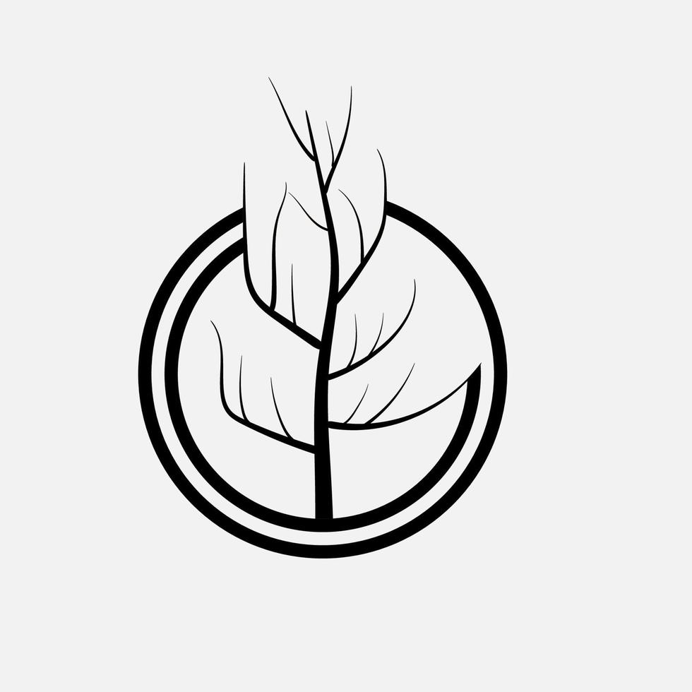 Afdeling boom logo vector