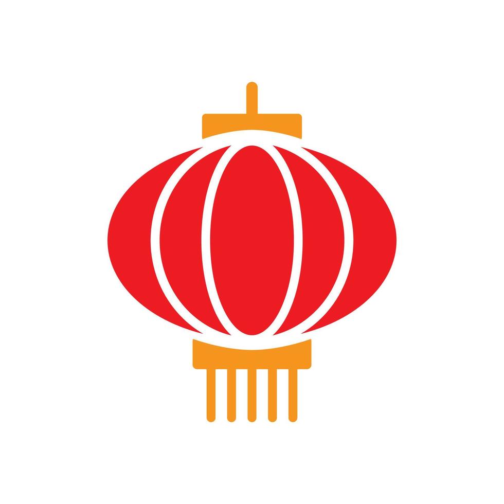 Chinese lantaarns icoon ontwerp vector sjabloon