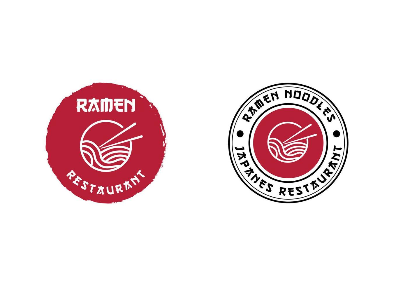 ramen specialist logo sjabloon vector