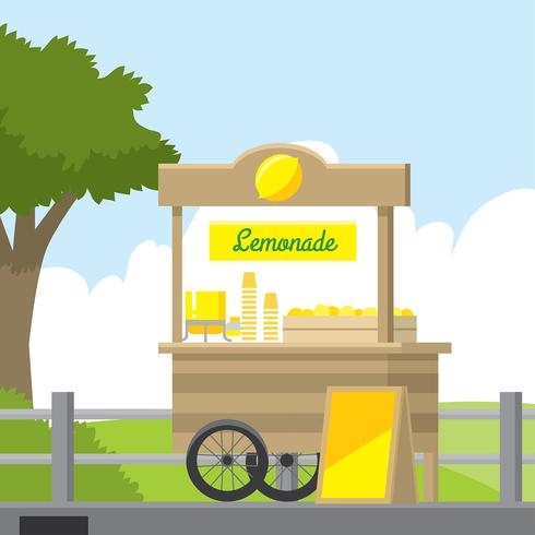 Lemonade Concession Stand Gratis Vector