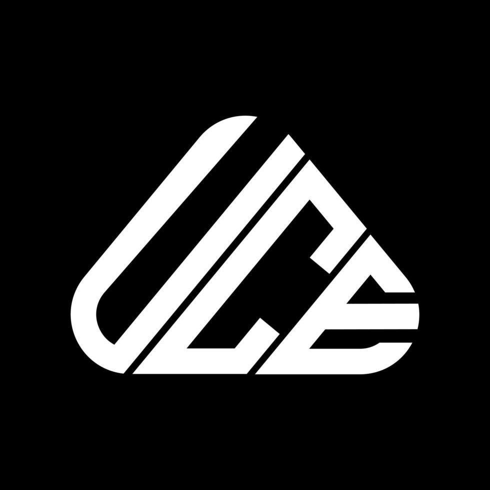 uce brief logo creatief ontwerp met vector grafisch, uce gemakkelijk en modern logo.