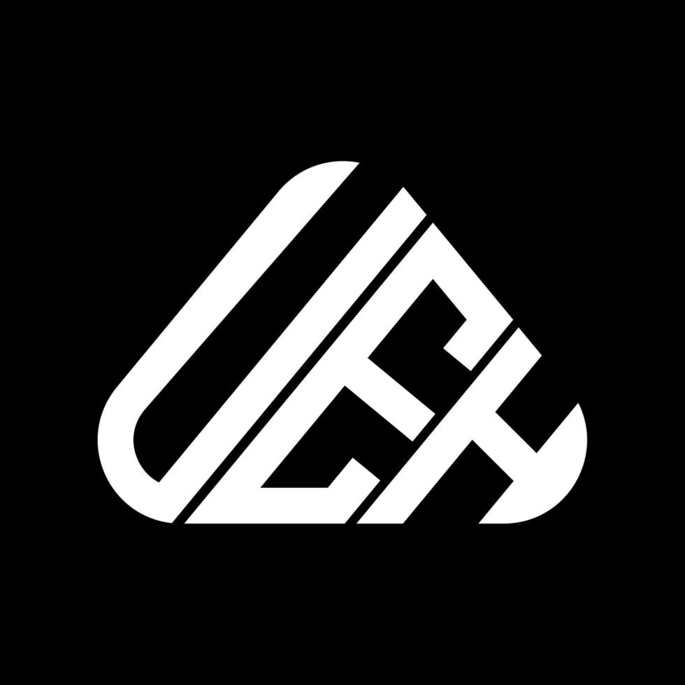 ueh brief logo creatief ontwerp met vector grafisch, ueh gemakkelijk en modern logo.