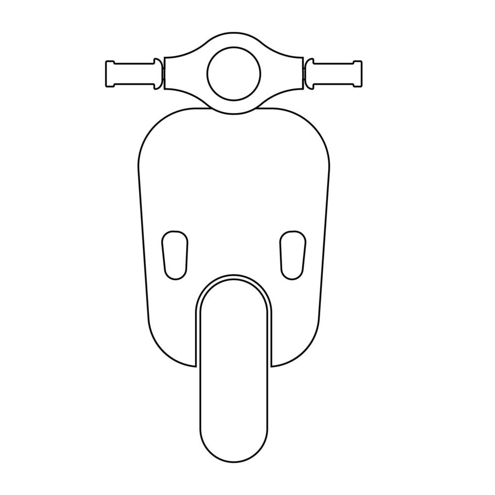 scooter icoon vector
