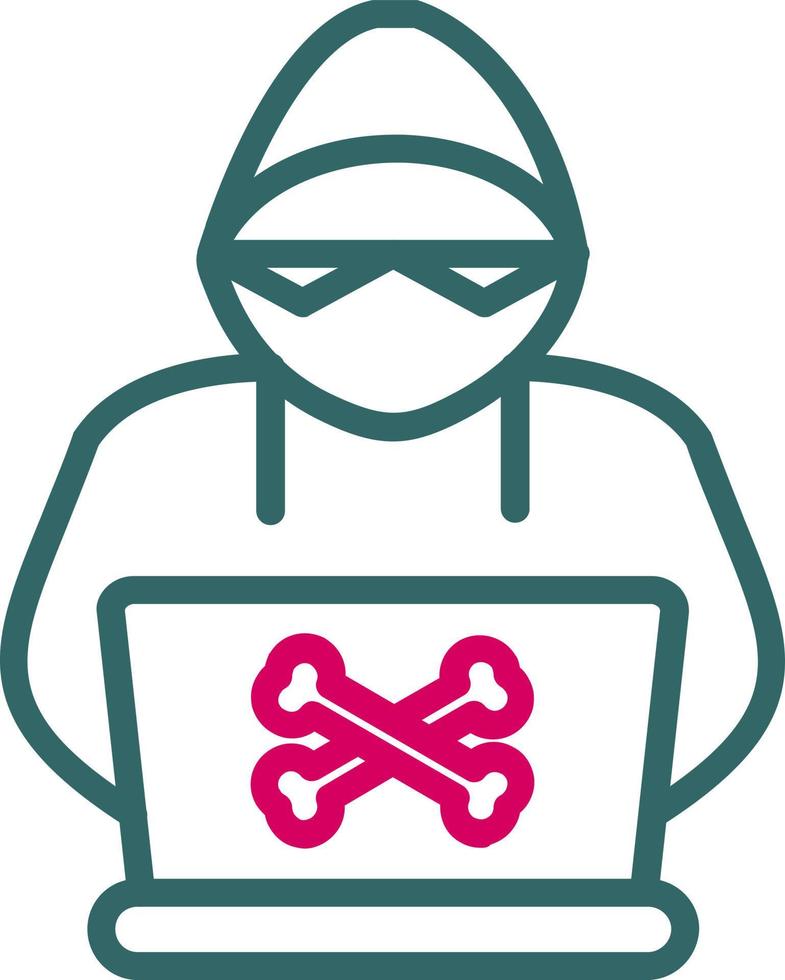 hacker vector pictogram