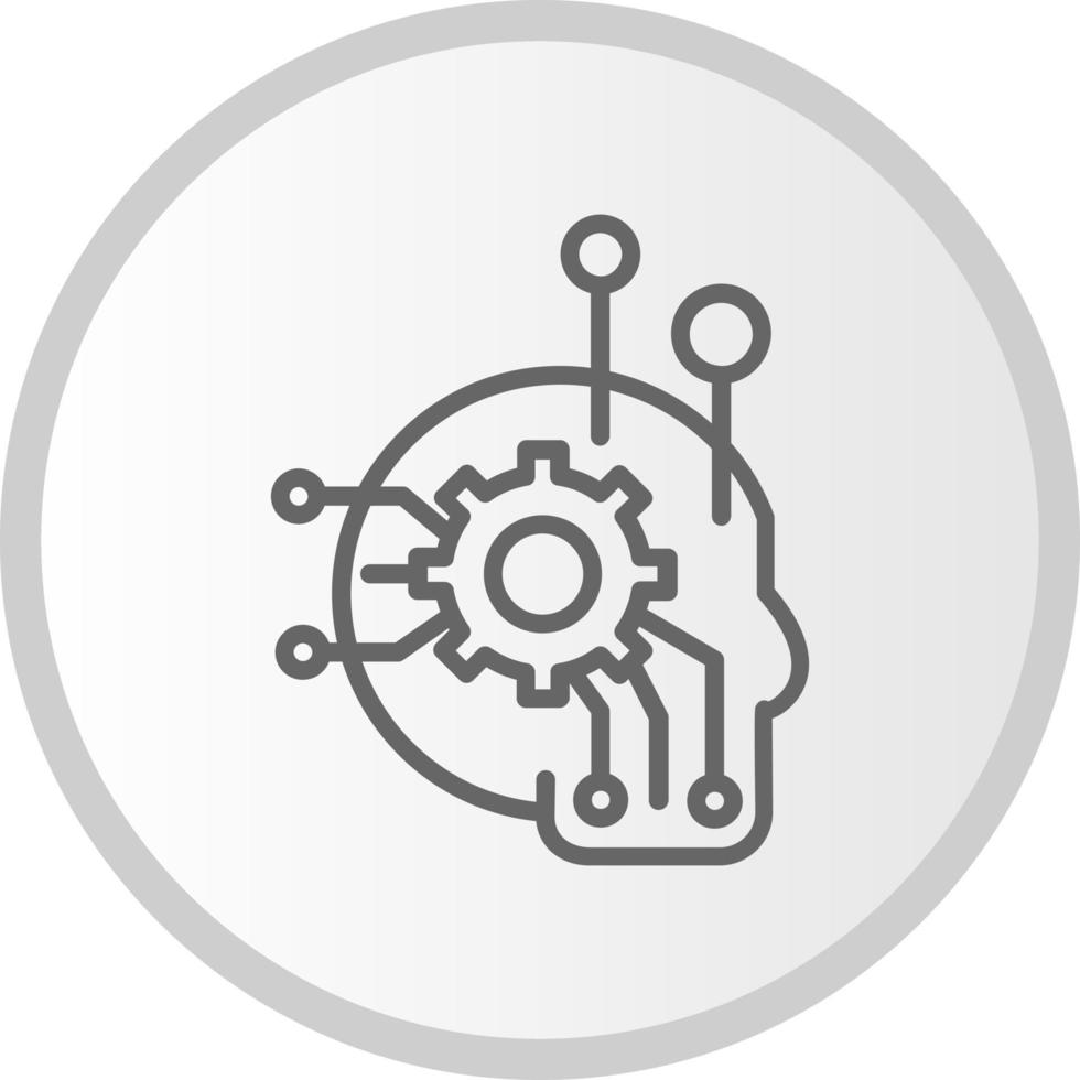 kunstmatig intelligentie- vector icoon