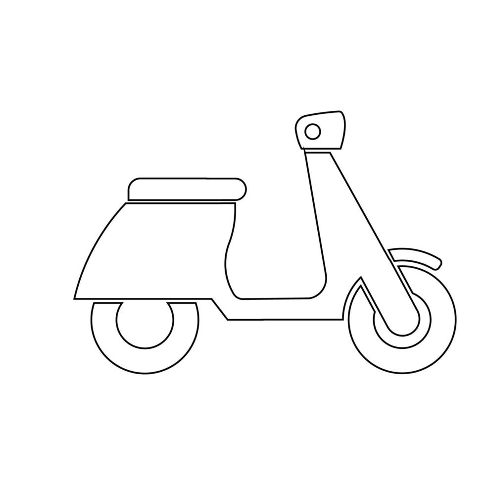 scooter icoon vector