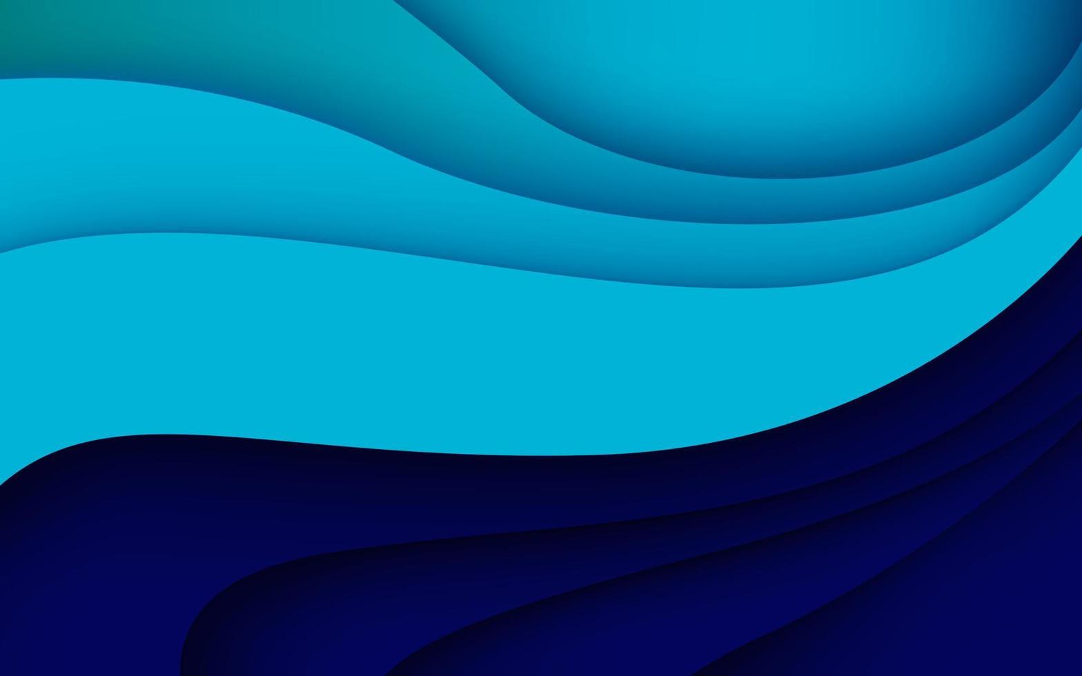 multi lagen blauw kleur structuur 3d papercut lagen in helling vector spandoek. abstract papier besnoeiing kunst achtergrond ontwerp voor website sjabloon. topografie kaart concept of glad origami papier besnoeiing