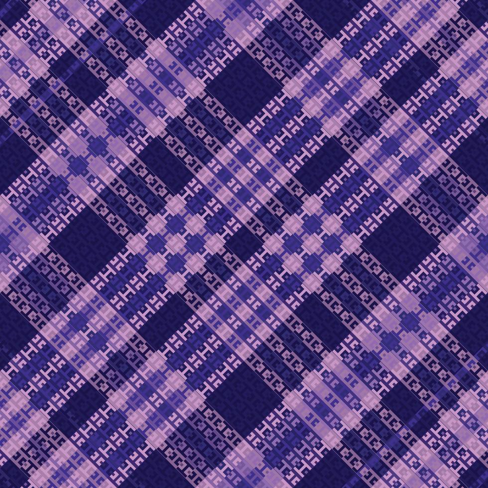 Schotse ruit plaid met donker kleur patroon. vector