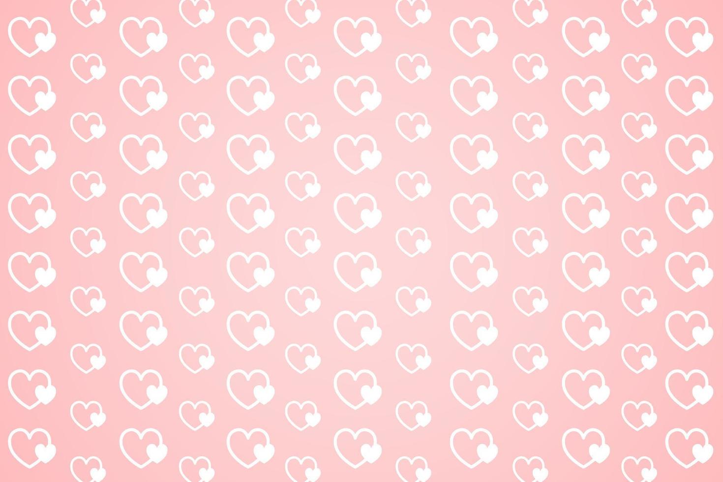 vector licht roze hart patroon