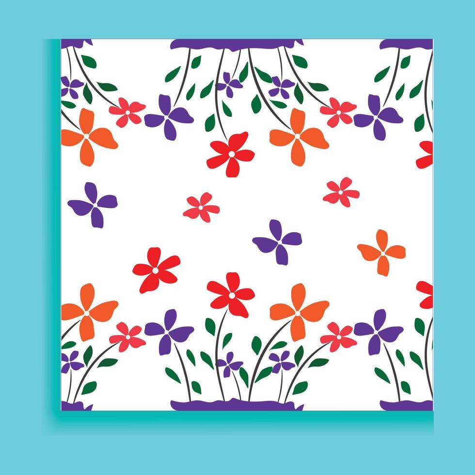 mooi en helder voorjaar kleurrijk pastel bloemen, bladeren, takjes. patroon vector